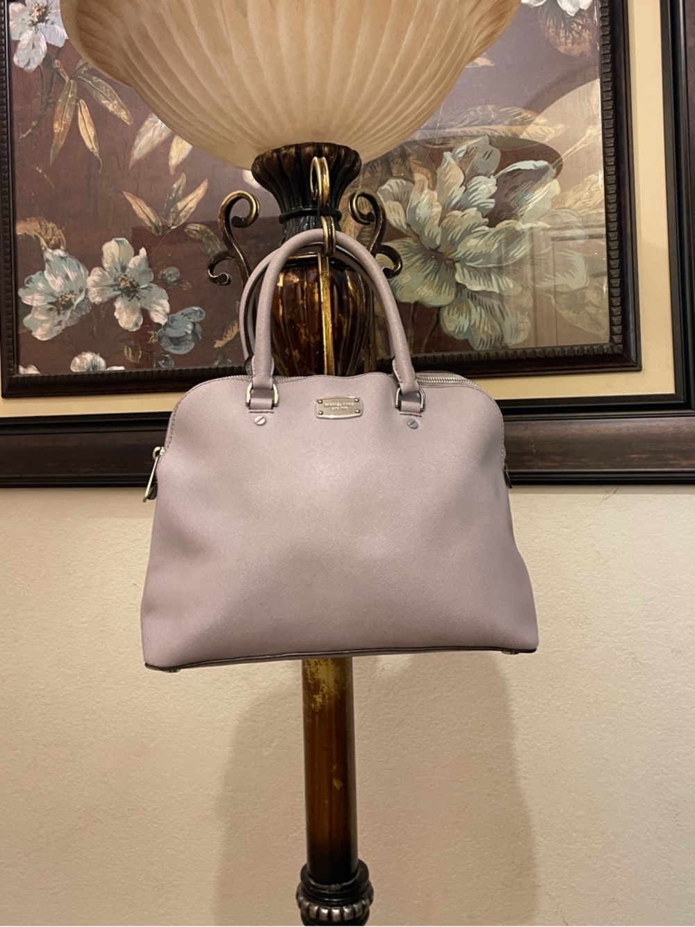 MICHAEL Michael Kors Lavender Leather Satchel
